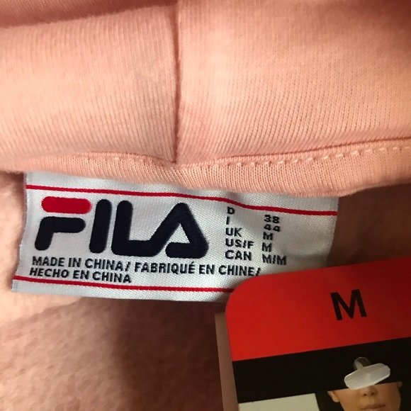 NEW WITH TAG FILA Josephine Sherpa crop hoodie .M - Picture 6 of 6